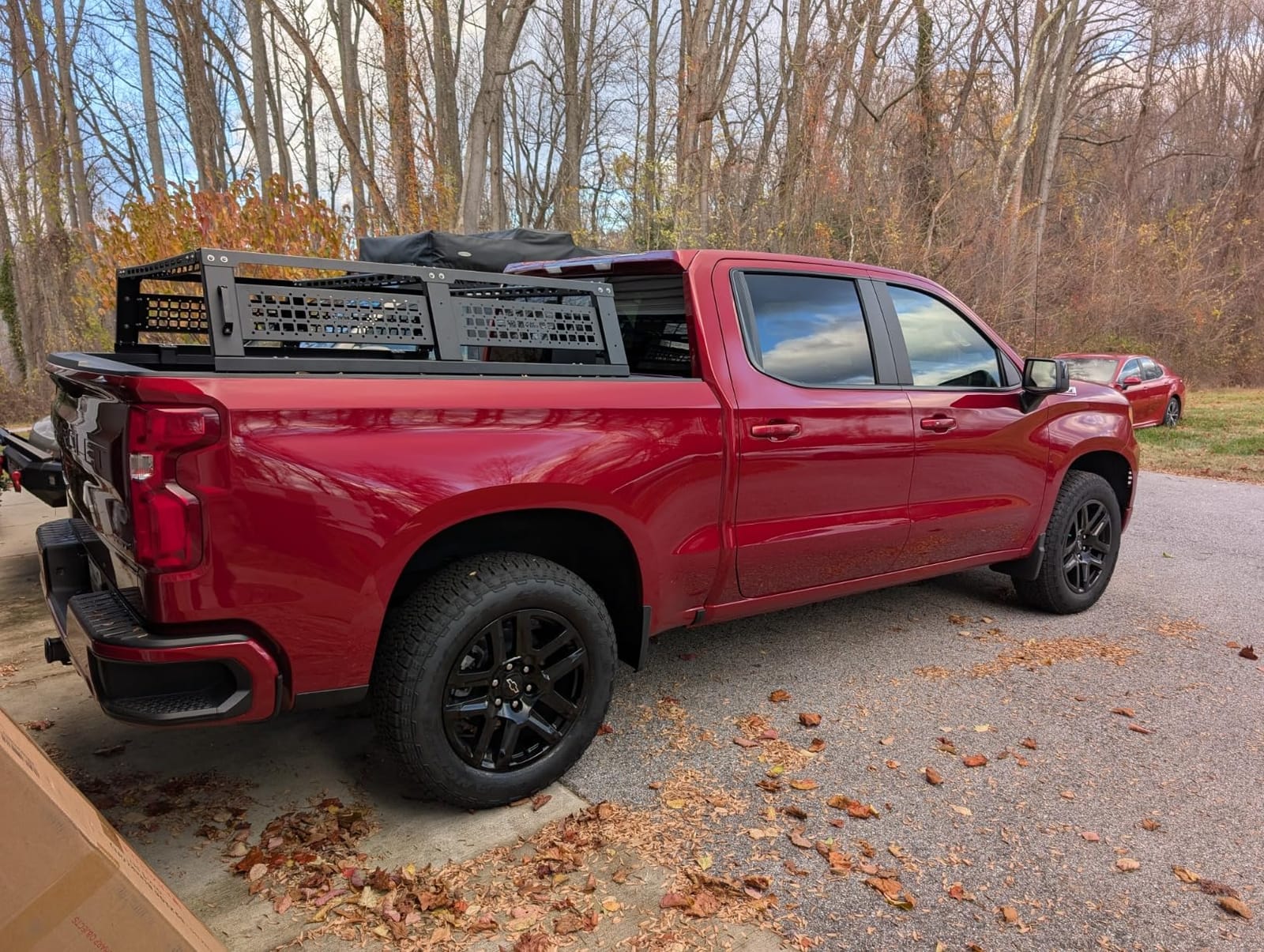 JOYTUTUS 18.8 Inch High Full Size Truck Bed Rack with Molle Panel customer photo 1