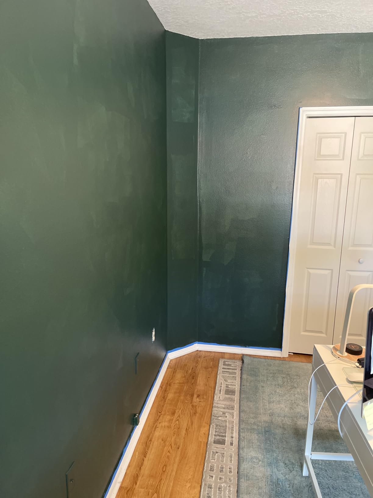 EVOLVE Interior Paint & Primer, Eggshell (Green Pine), 1 Gallon – One-Coat Coverage, Excellent Hide, Low VOC, Low Odor, Washable Paint for Walls, Doors & Trim customer photo 1