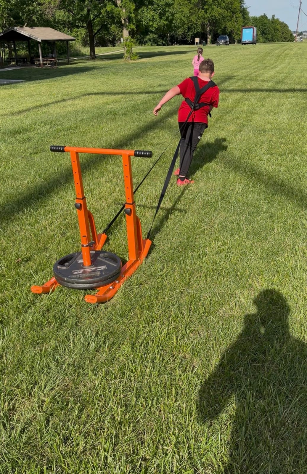 VEVOR Weight Sled,Workout Sled for Push-Pull Running & Strength Training customer photo 1