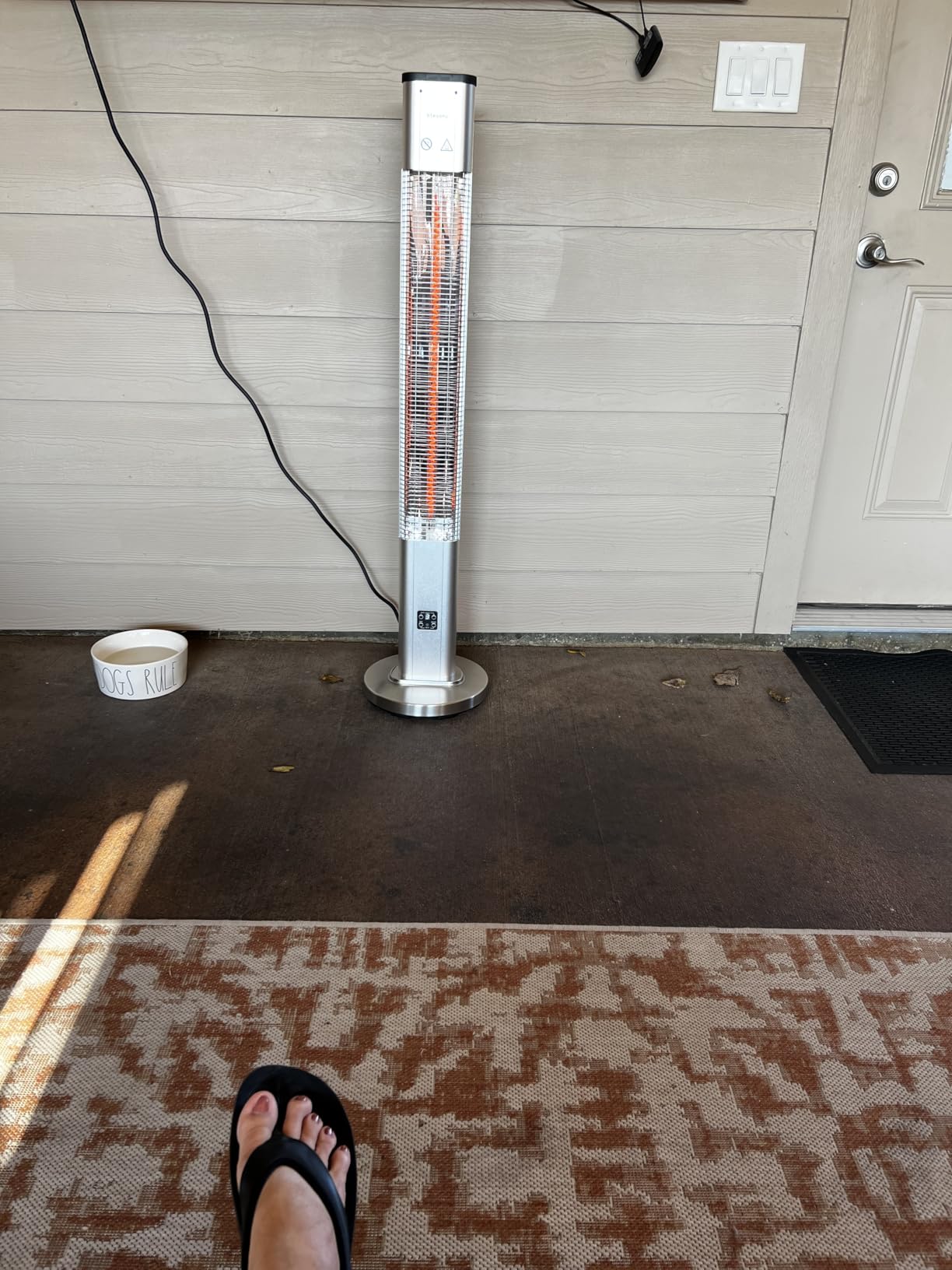 blessny 1500W Wall Mounted Electric Heater for Outdoor Patio & Garage customer photo 2