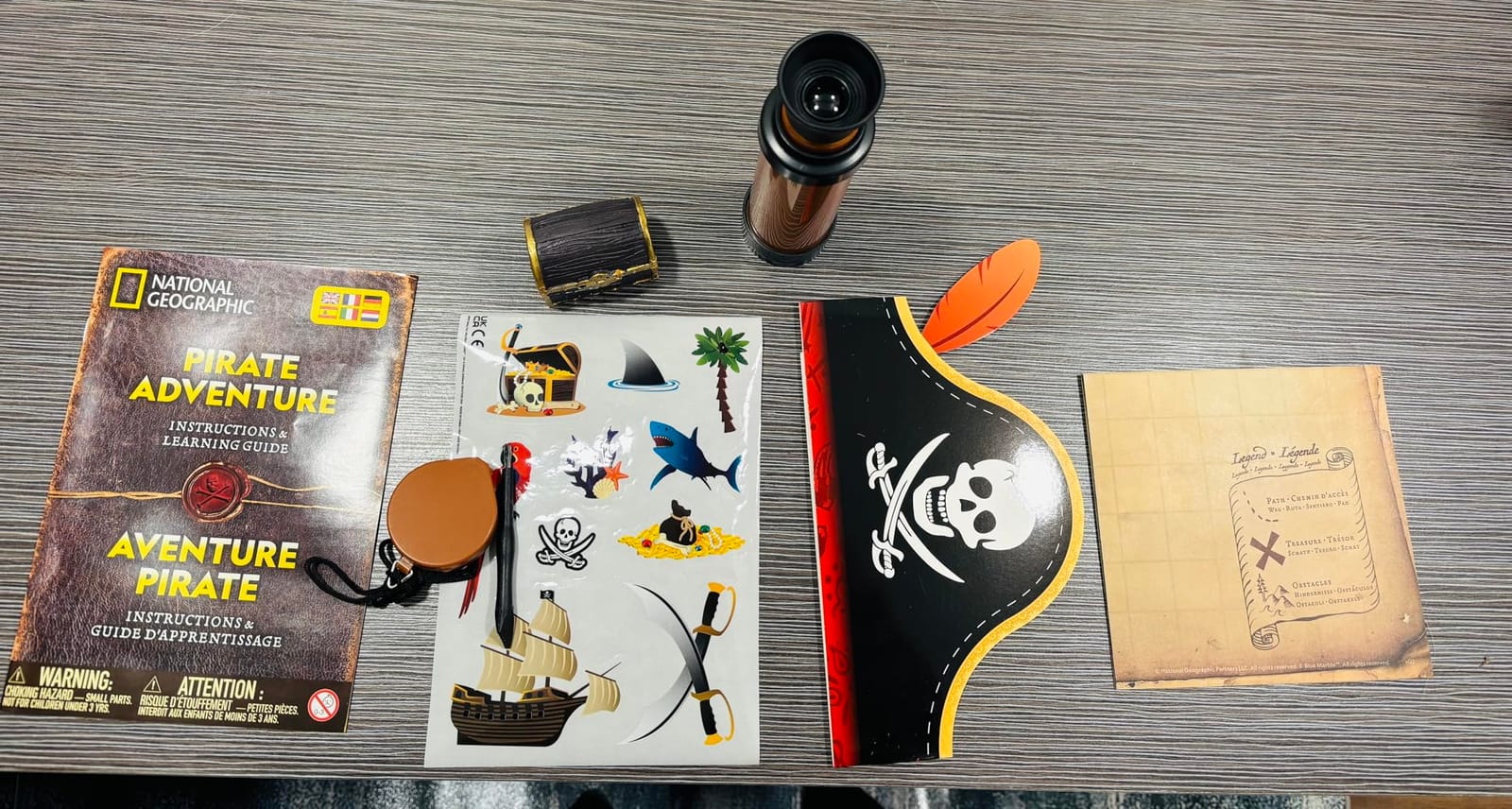 National Geographic Pirate Telescope Adventure Activity Kit for Kids customer photo 2