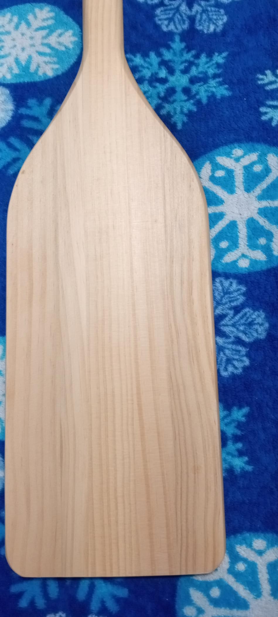 Wooden Canoe Paddles 4 ft, Wood Boat Paddle with Ergonomic Grip, Solid Pine customer photo 1