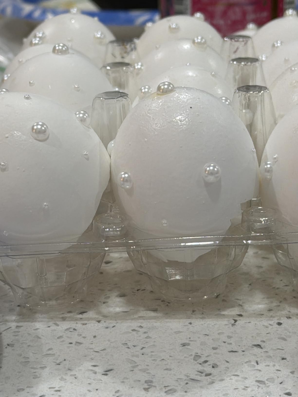 50-Pack of 12-Count Plastic Egg Cartons – Bulk Clear Reusable Egg Containers Holds Chicken Eggs | Egg Cartons Cheap Bulk, Eggs 12 Count,Suitable for farms, markets and families. customer photo 2