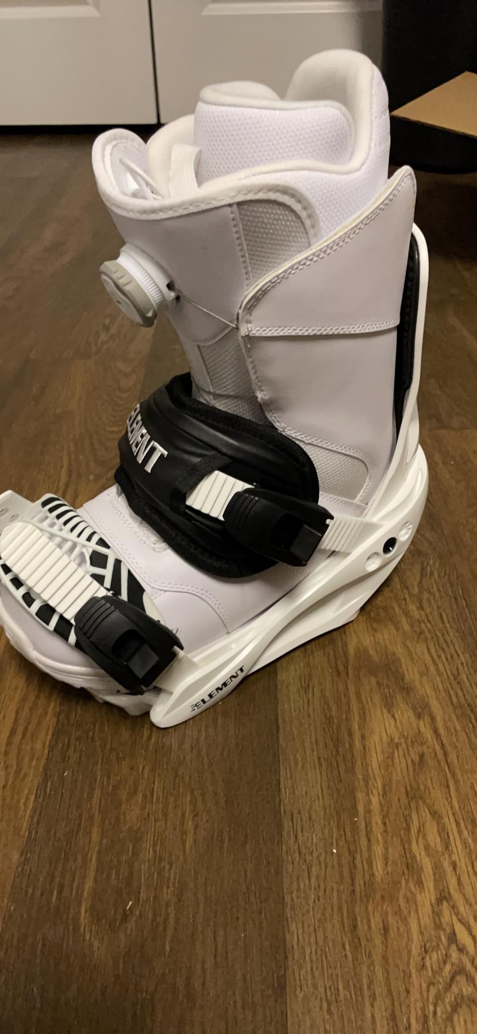 5th Element Summit Stealth Adult Snowboard Bindings for Men-Designed for New or Replacement Snowboards. Universal bindings disc and Hardware for Beginner to Intermediate customer photo 2