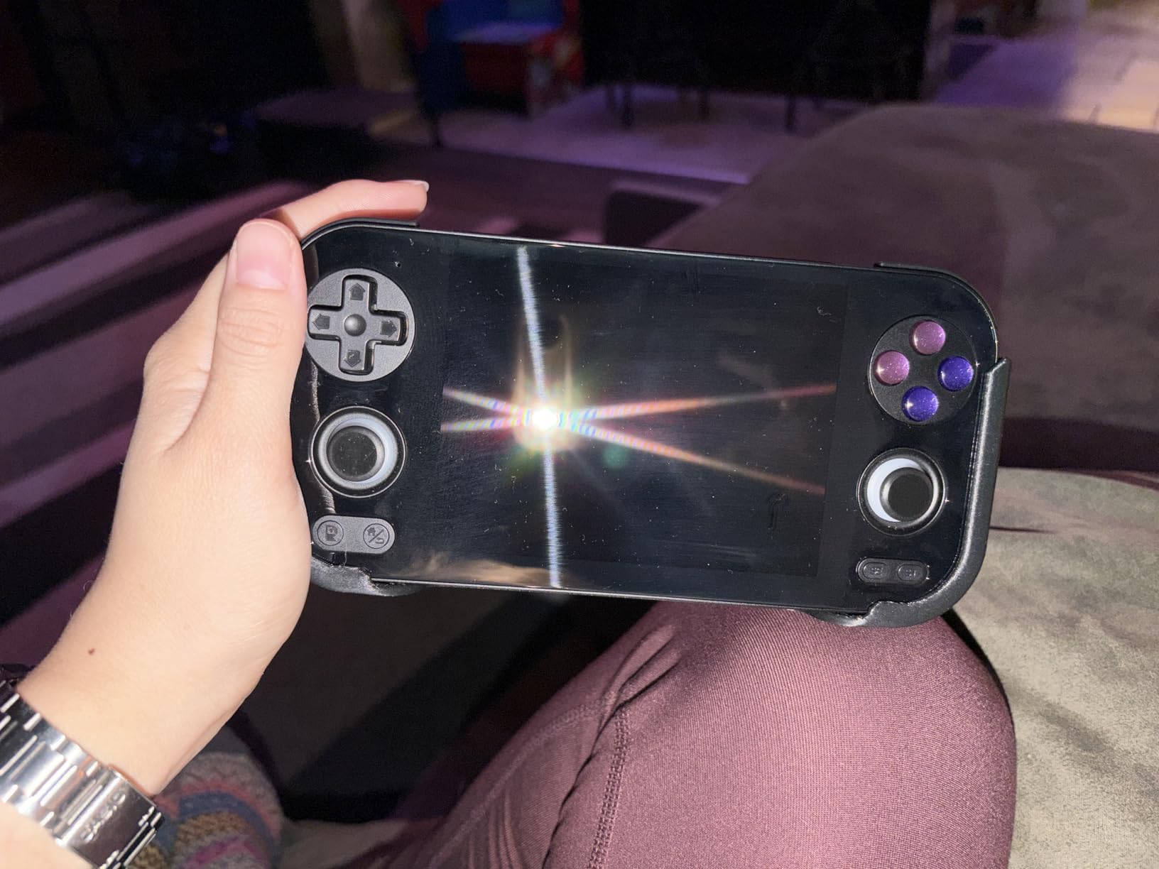 Anbernic RG476H Retro Handheld Game Console 4.7-inch LTPS In-Cell Screen No Card Android 13 System 128G Storage Support AI Functions 3D Hall Effect Joystick WiFi Bluetooth HD and TV Output Black customer photo 2