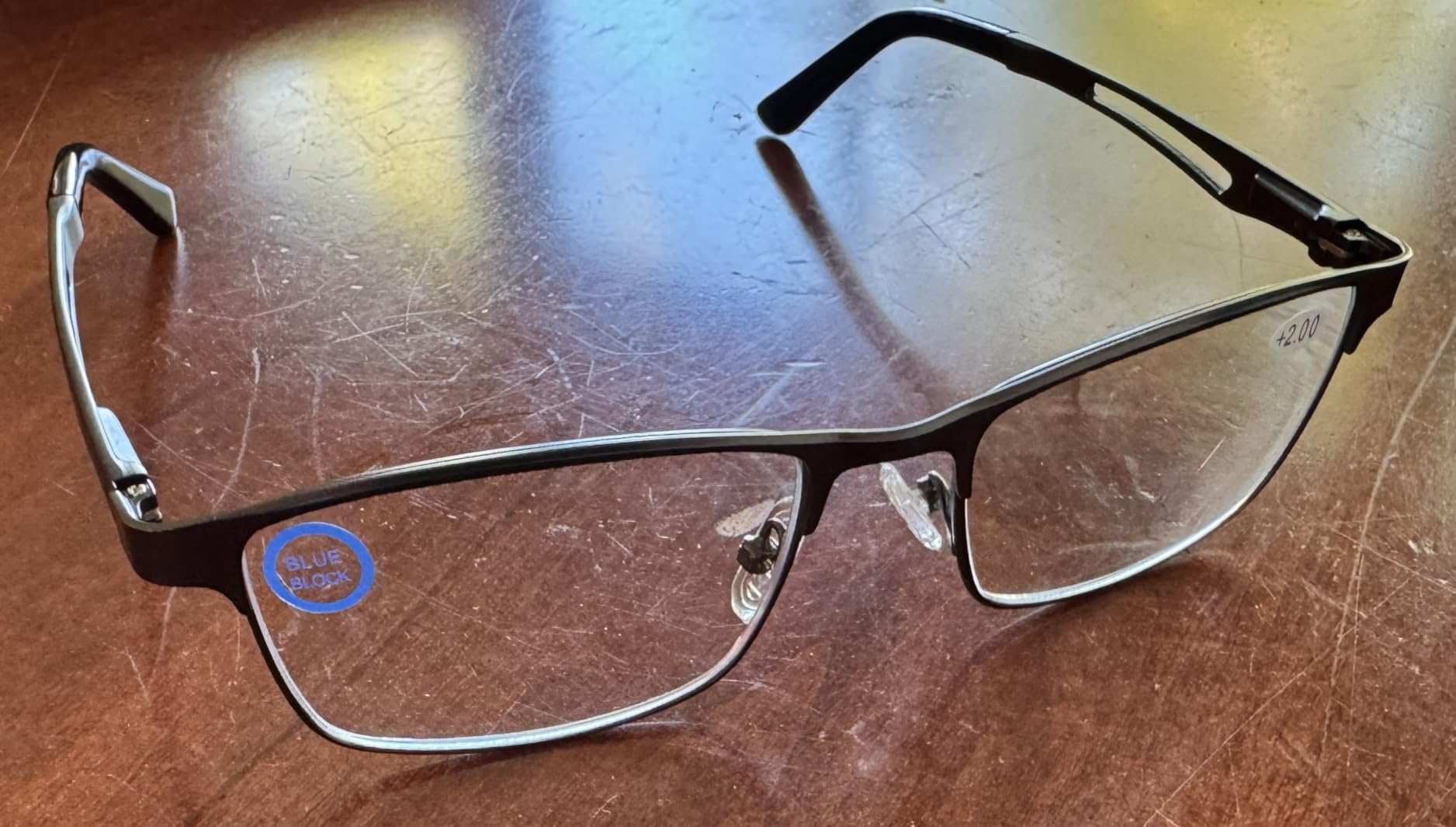 SKYFUEN Unbreakable Progressive Multifocus Reading Glasses Men Anti-Blue Light Computer Readers with Flexible Spring Hinges customer photo 2