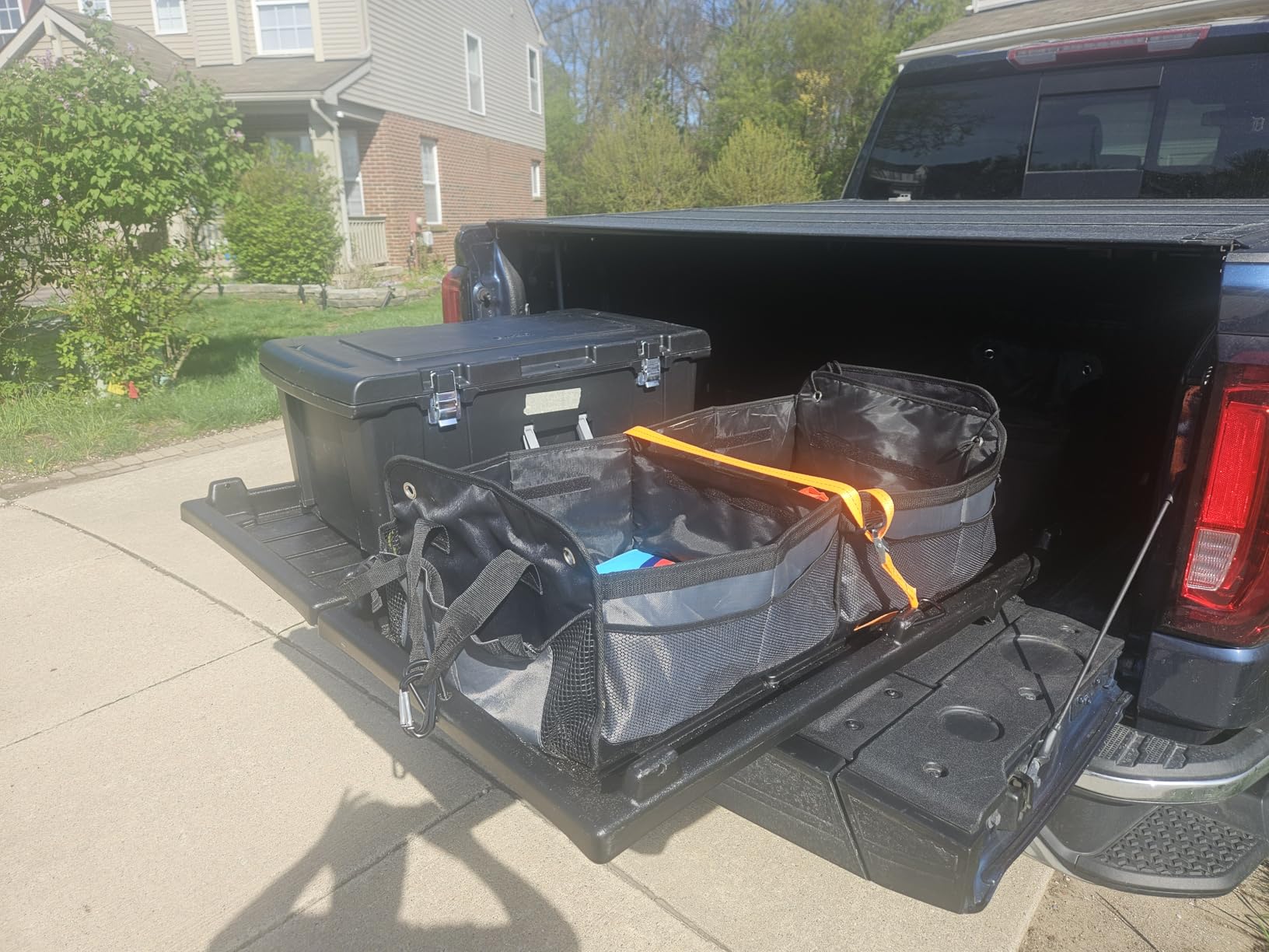 Slide-Out Truck Bed Cargo Tray HDPE Lightweight (5.2FT+ Bed ONLY) | for Ford F150 Chevy Silverado GMC Sierra Dodge Ram Toyota Tundra Sliding Organizer Trolley System Accessories customer photo 1