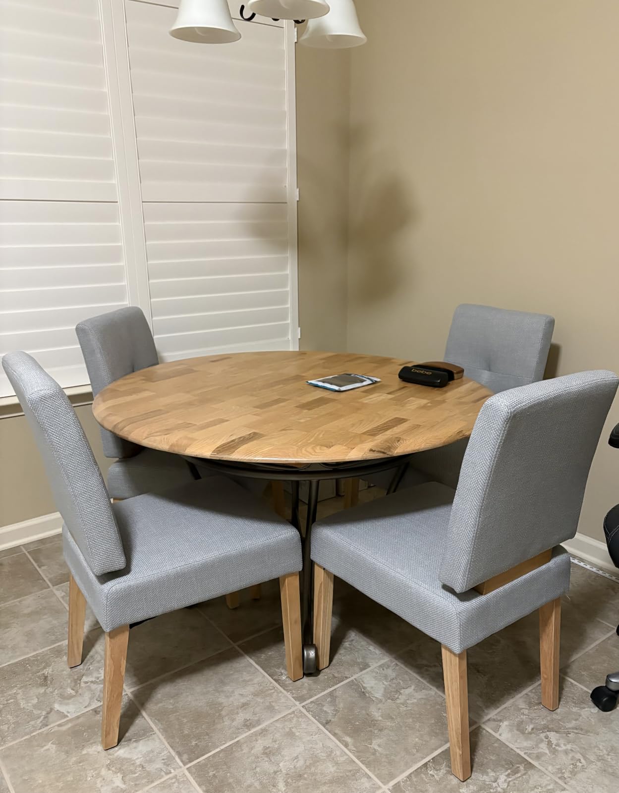 Wooden Dining Chairs Set of 4, Modern Farmhouse Dining Room Chairs with Cloud-Like Thick Cushion, Solid Wood Frame, Upholstered Kitchen Chairs for Dining Room, Living Room, Restaurant, Easy Assemble customer photo 2