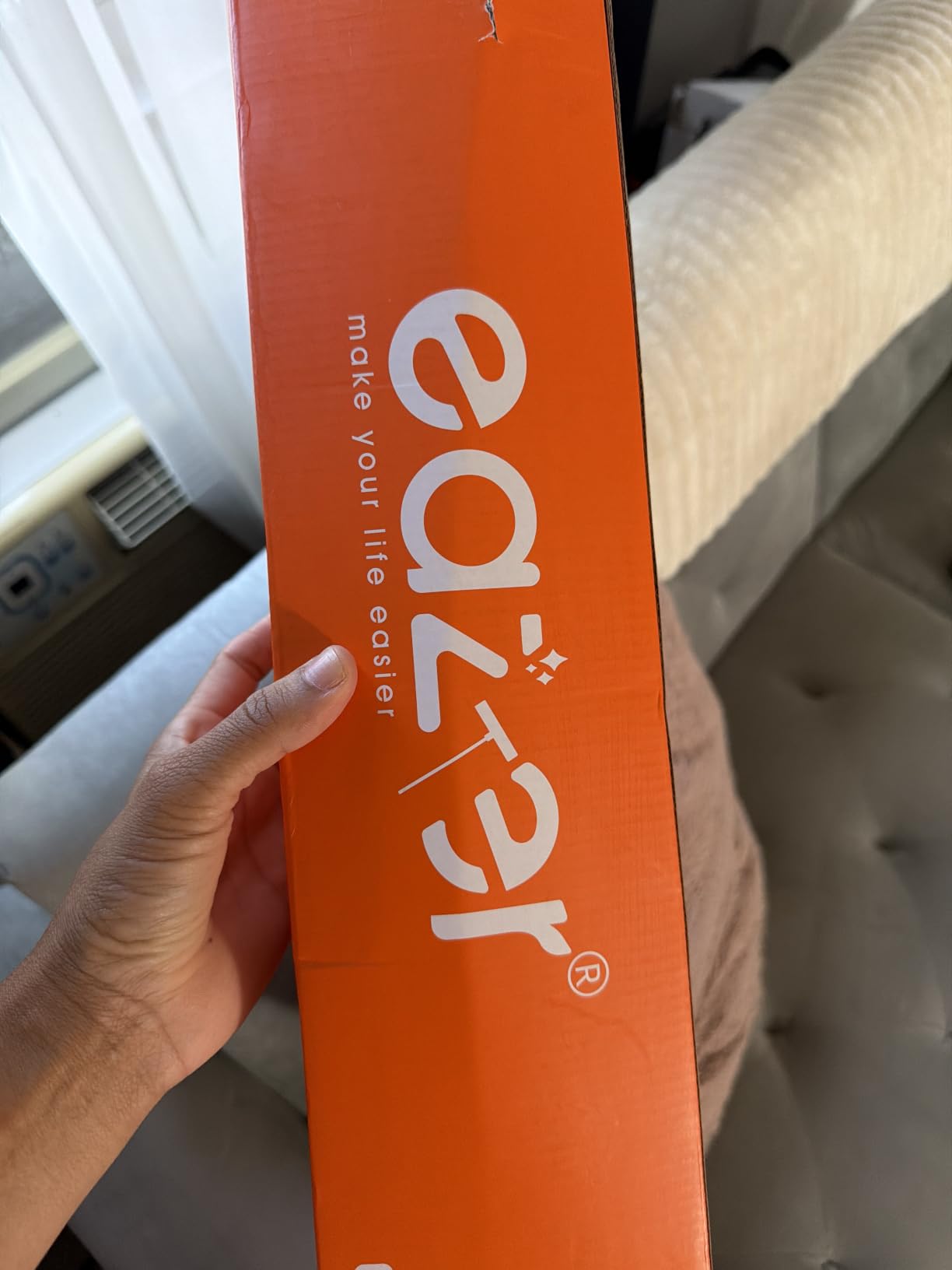 Eazer 2-in-1 Window Cleaner Tool, 64'' Window Squeegee for Home, Window Cleaning Squeegee Kit with Telescopic Pole, Window Washing Kit with Rotatable Bendable Head(Threaded + Telescopic) - EAW01 customer photo 1