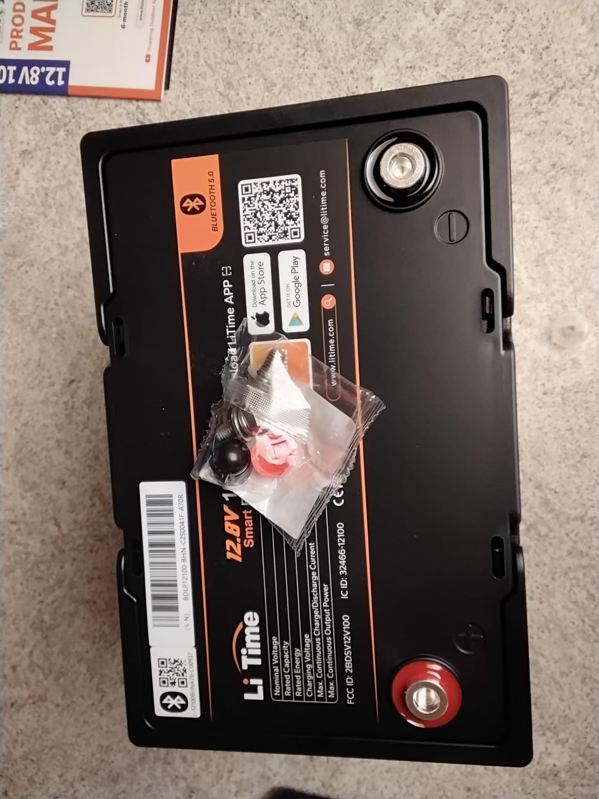 Litime 12V 165Ah Dual Purpose Marine Cranking LiFePO4 Battery for Boat customer photo 2
