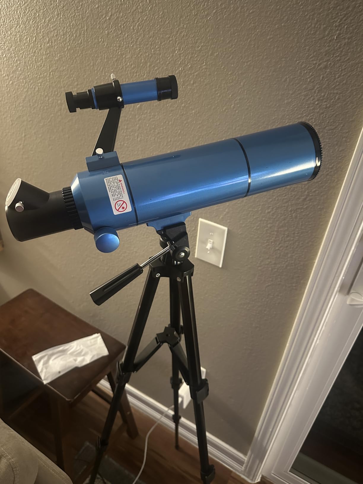 Telescope for Adults & Kids, 80mm Aperture 500mm (20X-150X) Professional Refractor Telescope for Astronomy Beginners, Portable Travel Telescopes with Tripod Phone Adapter, Stickers, Backpack customer photo 1