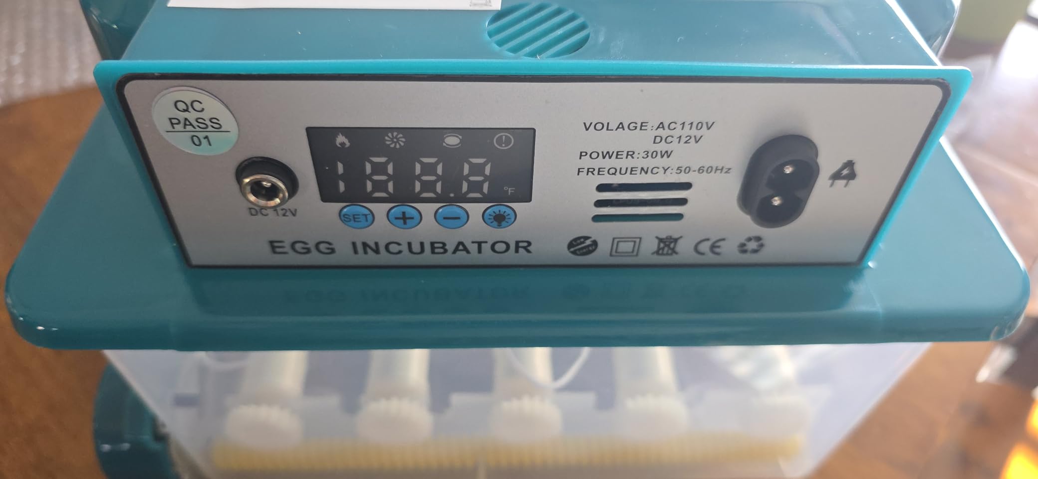 CoInceptus 16 Eggs Incubators for Hatching Eggs, Egg Incubator with Automatic Egg Turning and Temperature Control, Chicken Egg Incubators with Egg Candler for Duck Goose Pigeon Quail customer photo 1