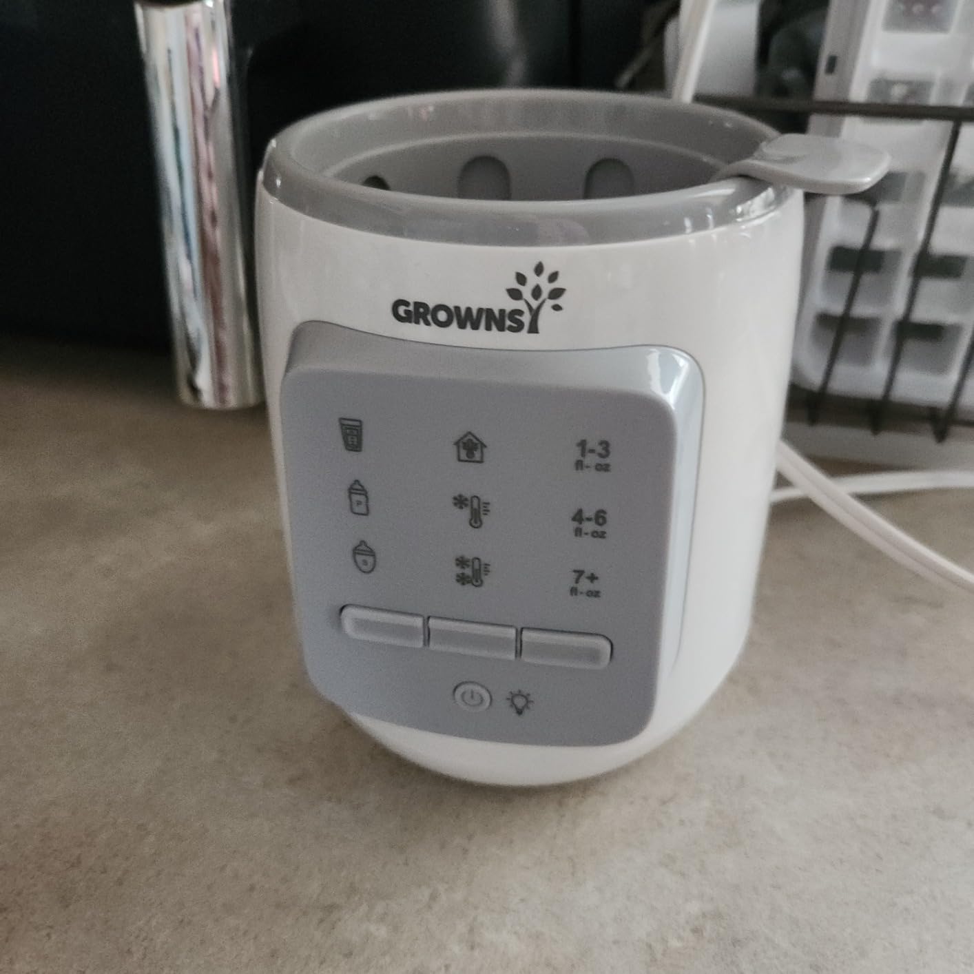 Grownsy Portable Bottle Warmer, Detachable All-in-One Travel Milk Warmers customer photo 1