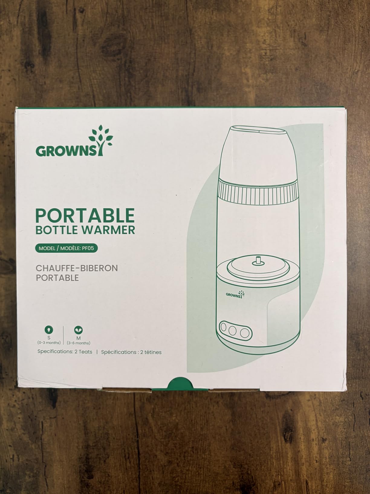 Grownsy Portable Bottle Warmer, Detachable All-in-One Travel Milk Warmers customer photo 2