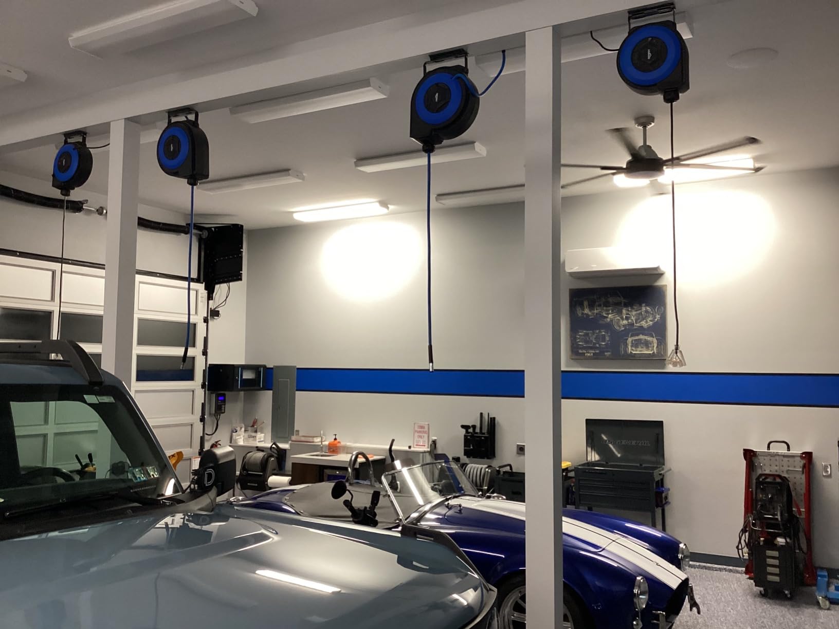 Retractable Air Hose Reel, 3/8