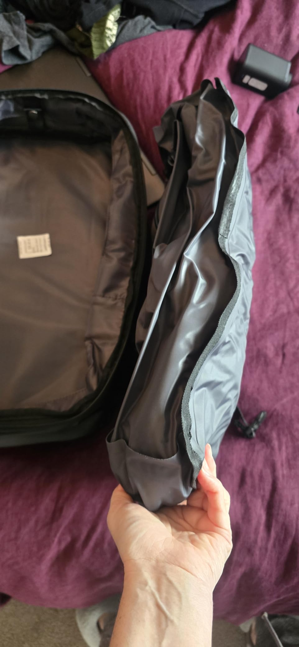 70L Travel Backpack with Vacuum Compression System customer photo 2