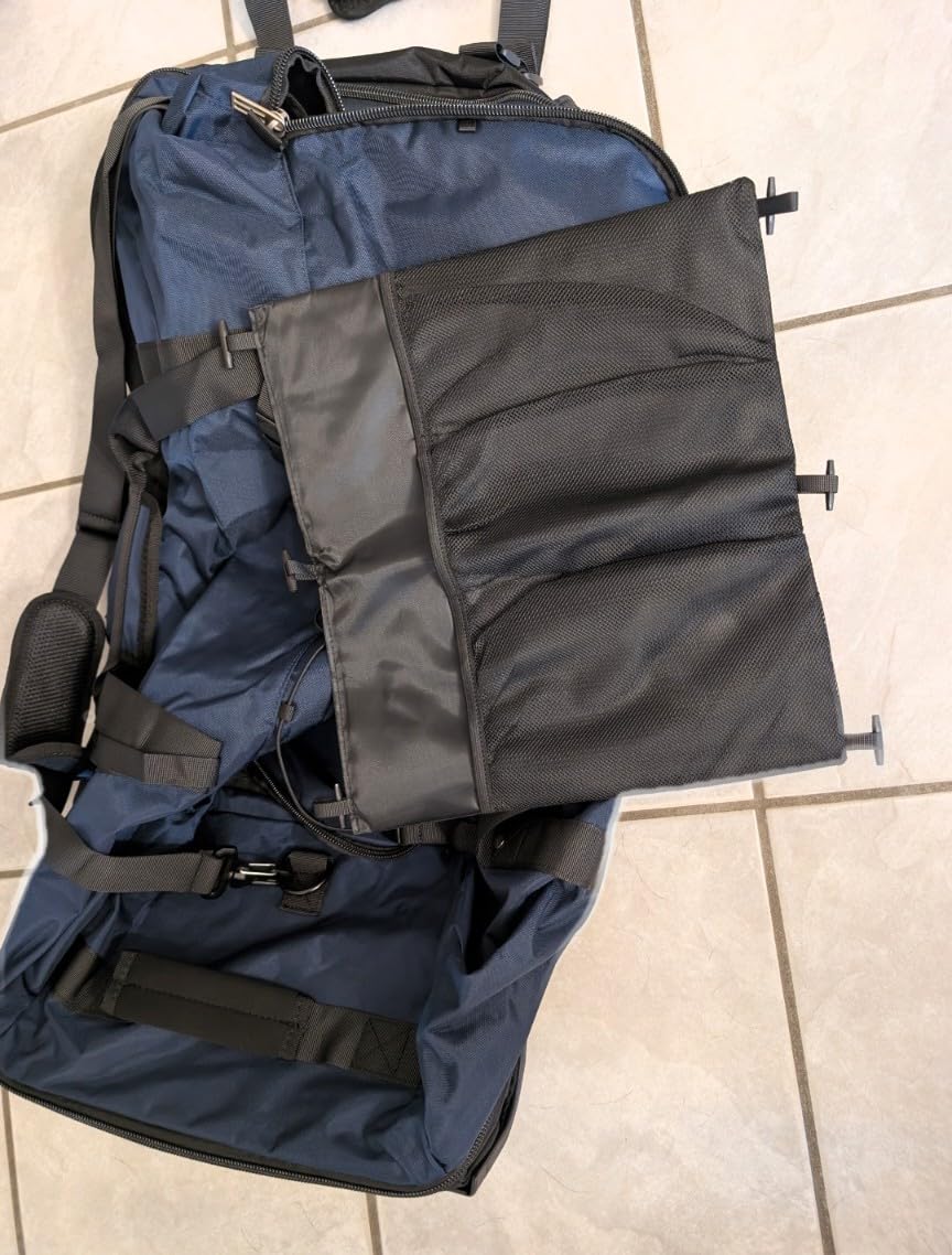 Rolling Duffle Bag with Wheels,110L/140L Expandable Soft-Sided Foldable Duffle Bag with 2 Rubber Wheels,Packable 32” Rolling Carry-On with Pockets & Compartments (Green) customer photo 1