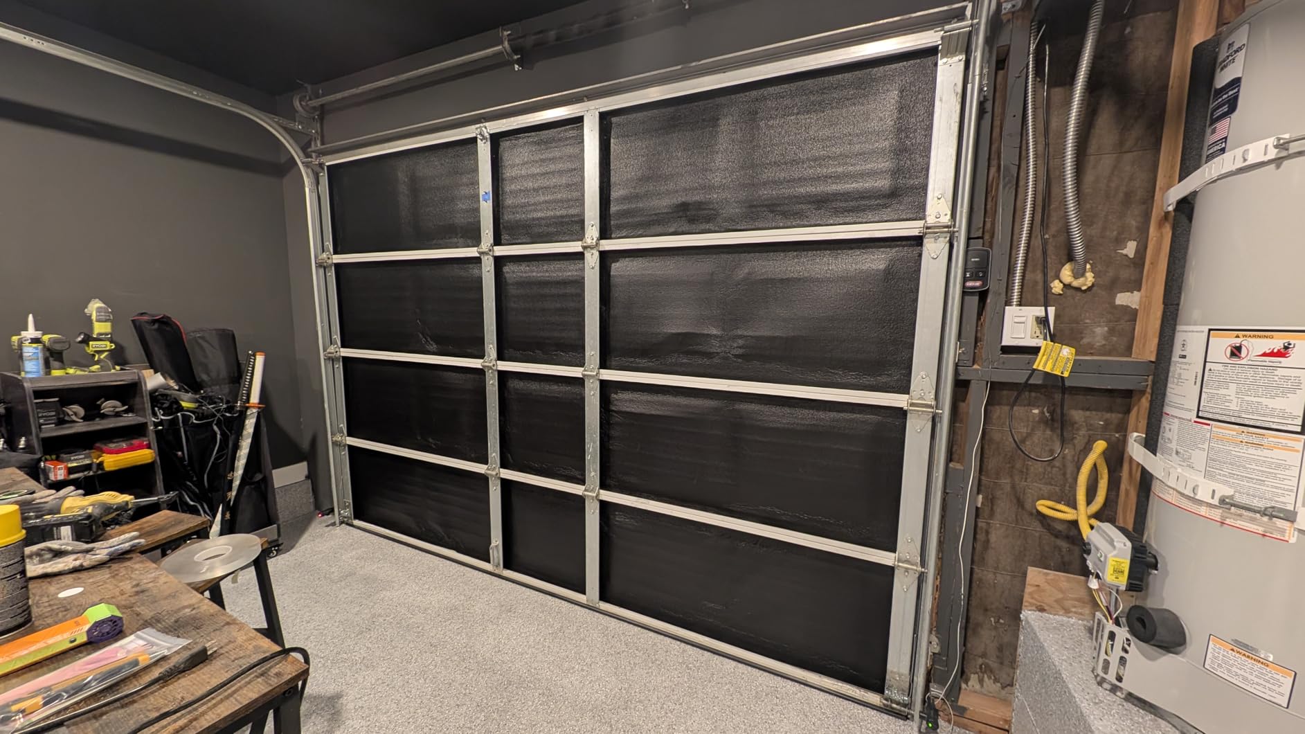 SmartGARAGE - Reflective Garage Door Insulation Kit (White) customer photo 2