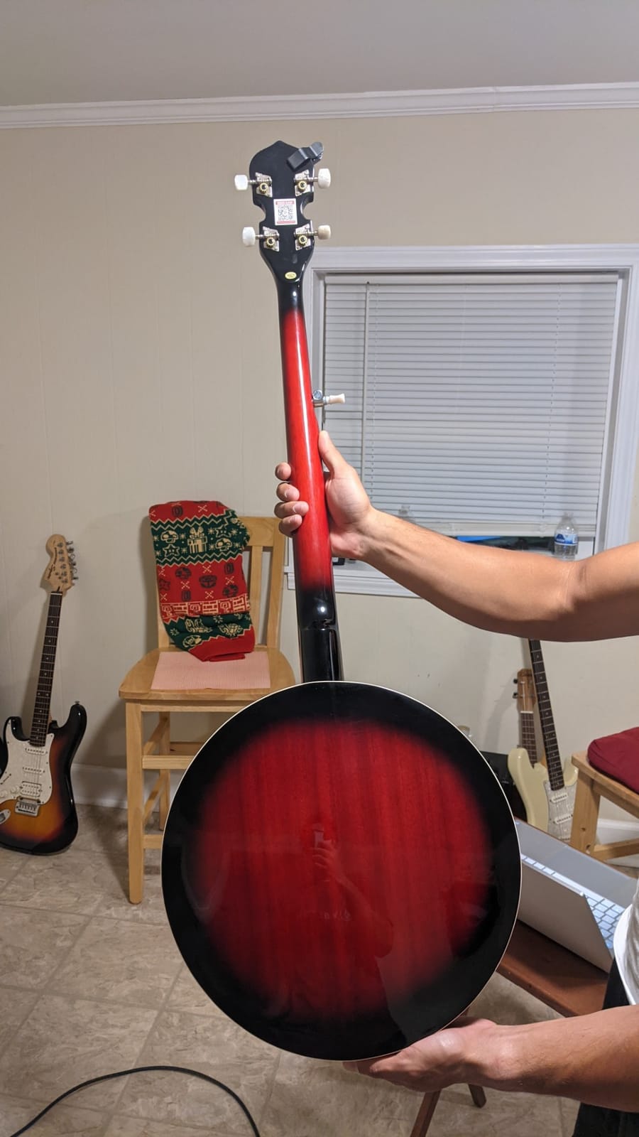 Pyle 5 String Resonator Banjo - Full Size 24 Bracket, Geared 5th Tuner Professional Instrument w/Remo Drum & Hardwood Back - Full Beginner Starter Kit Gig Bag, Tuner, Strings, Picks, Strap, tools customer photo 2