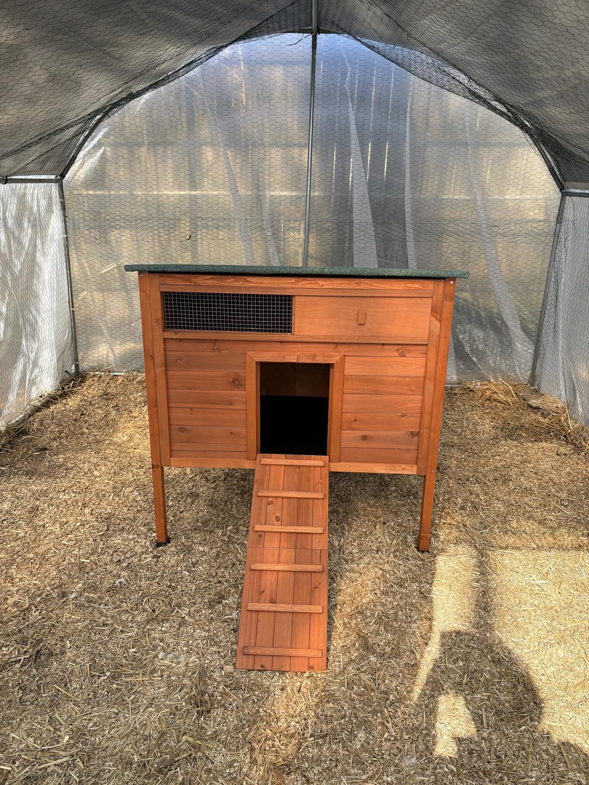 Insulated Duck Coop Warm Duck House for Outside with Larger Windows customer photo 1