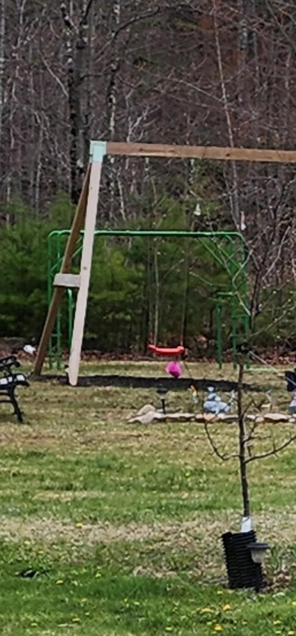 Outdoor Monkey Bars for Kids, Steel Playground Equipment for Backyard customer photo 1