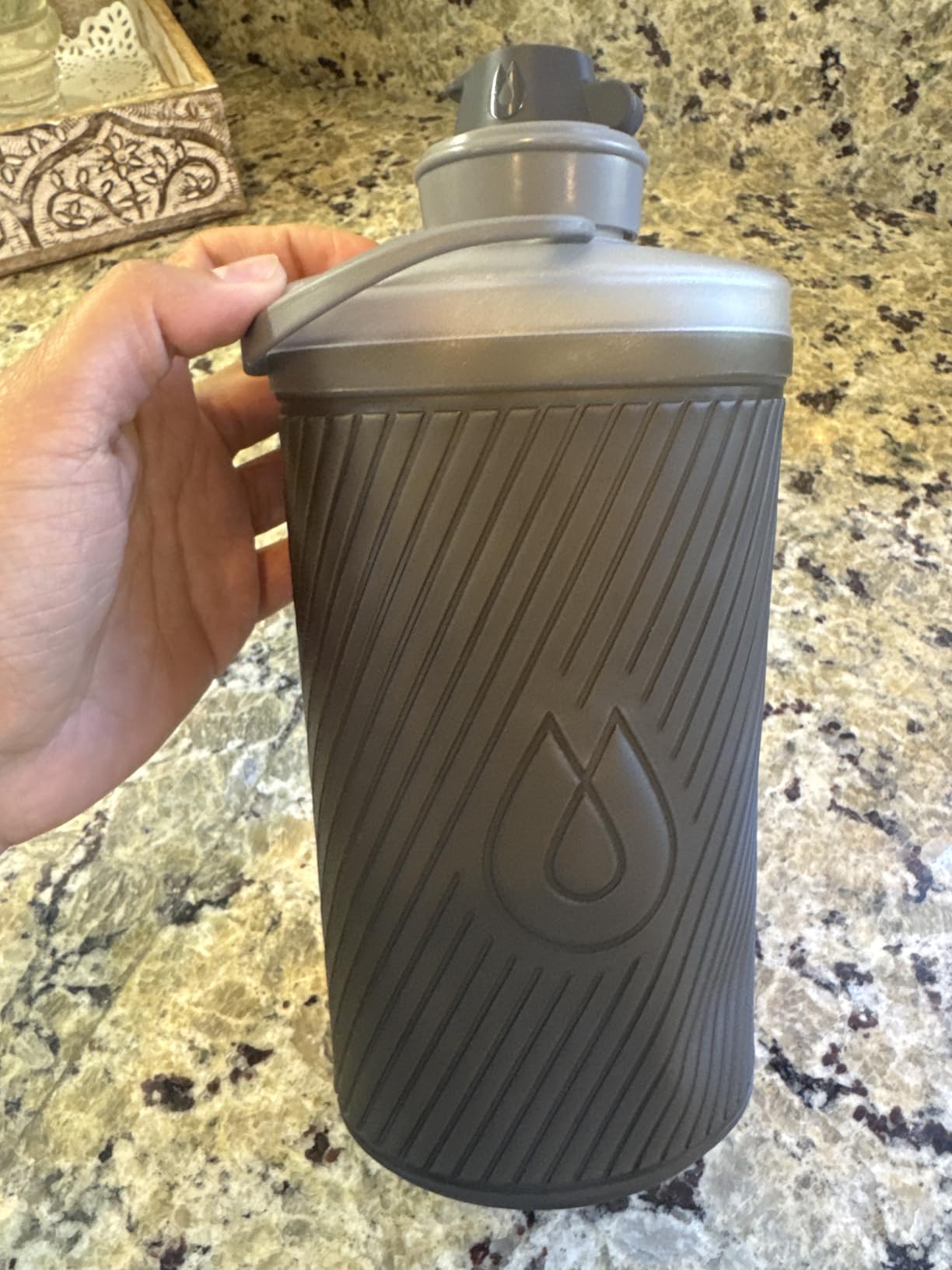 HydraPak Flux Collapsible Backpacking Water Bottle (750ml, 1L, 1.5L) customer photo 2