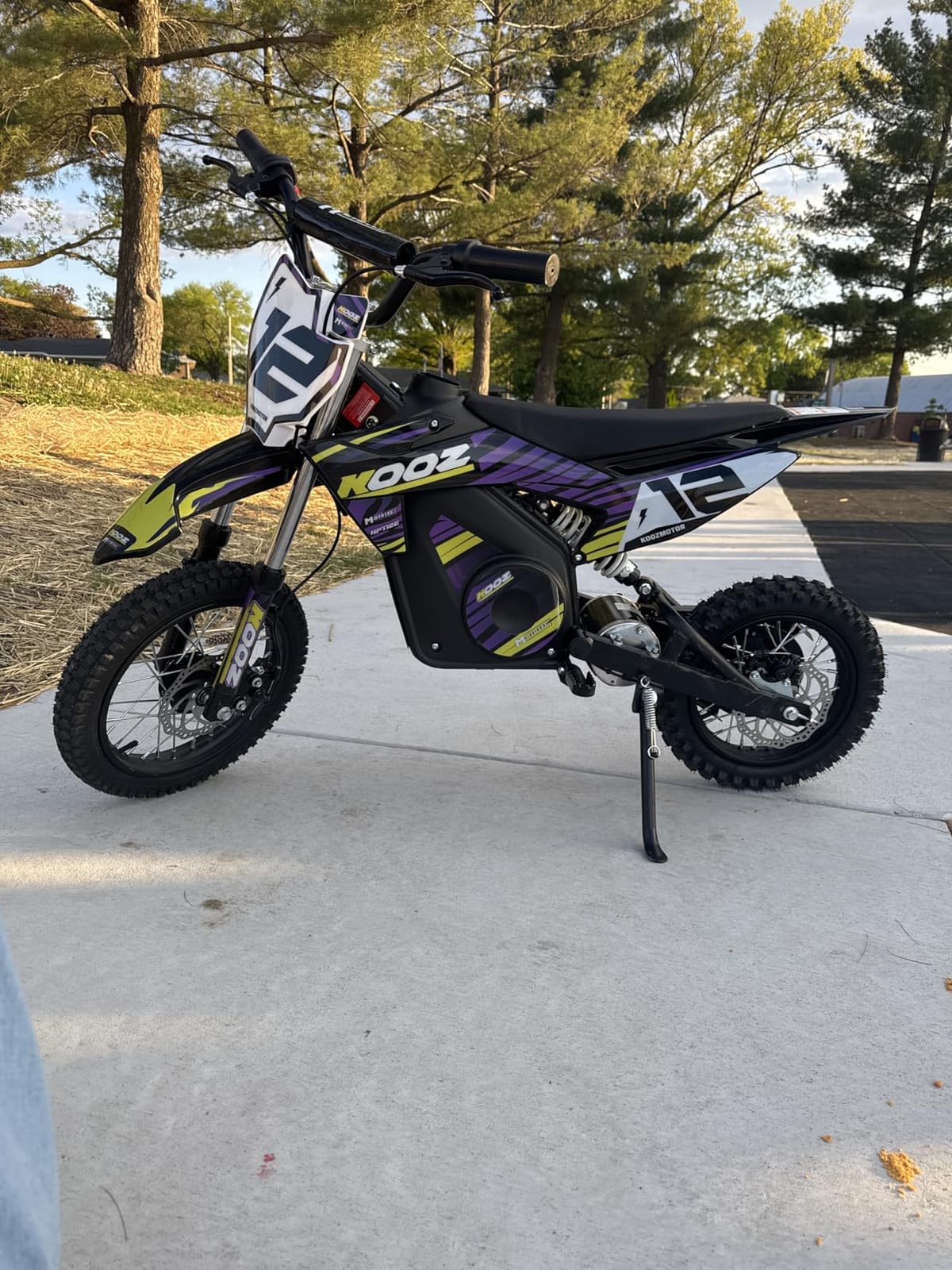 KOOZ HP112E PRO 36V 1000W Electric Dirt Bike Motorcycle for Kids customer photo 1