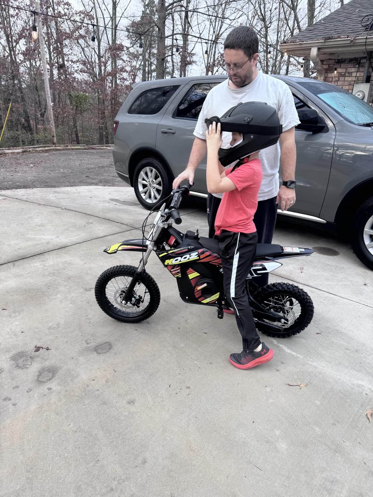 KOOZ HP112E PRO 36V 1000W Electric Dirt Bike Motorcycle for Kids customer photo 2