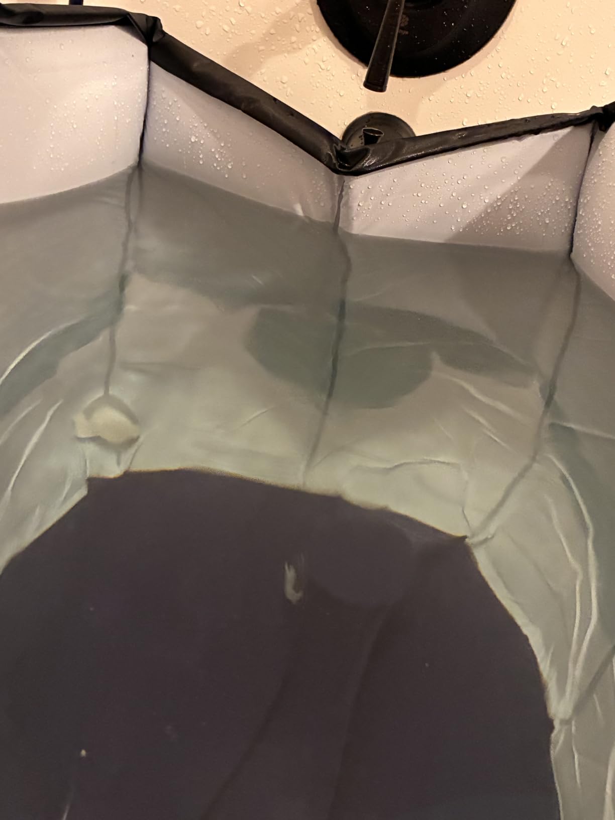 Portable Bathtub for Adult, Foldable Soaking Bathtub for Hot SPA&Ice Bath, Foldable Small Bathtub collapsible bathtub for Bathing, 6-layer Insulated portable tub,Space-Saving (black 41.3X26.6 IN) customer photo 1