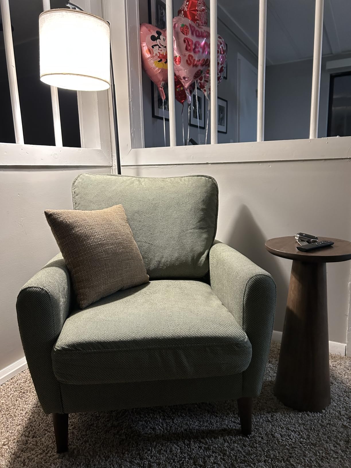 OLIXIS Comfy Accent Chair for Living Room Bedroom and Waiting Room customer photo 2
