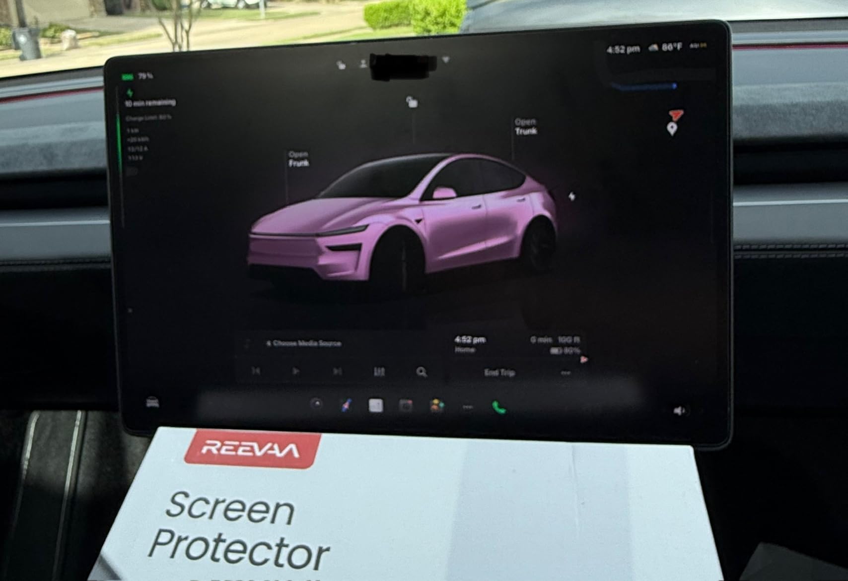 REEVAA Tesla Screen Protector Set for 2024–2026 Model 3, 15.4