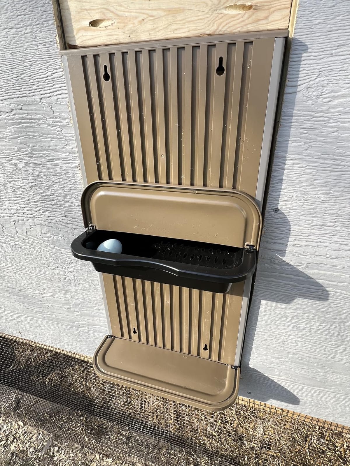 Chicken Nesting Box, 2 Compartment Nesting Boxes for Chickens, Large Chicken Laying Boxes for Egg Collection & Hen on Nest, Roll Away Nesting Boxes Chicken (Extra Large) customer photo 2