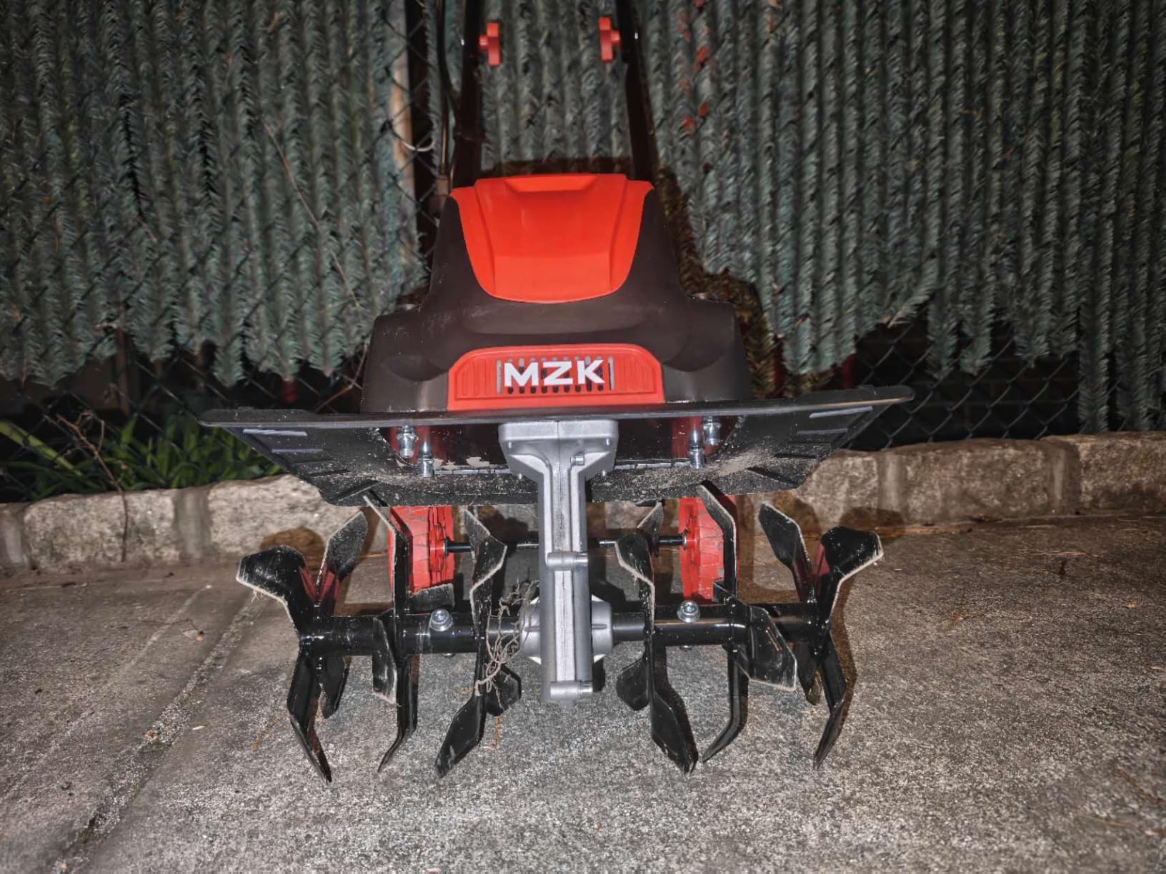 MZK 16-Inch 13.5A Electric Tiller Cultivator,Foldable Rototiller customer photo 2