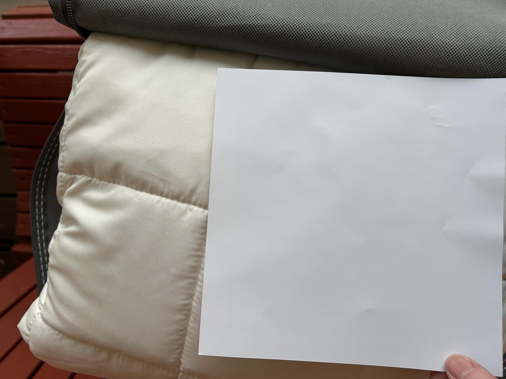 Mr. Sandman Weighted Blanket for Adults, King Size 25 lbs, 88 x 104 Inches customer photo 2