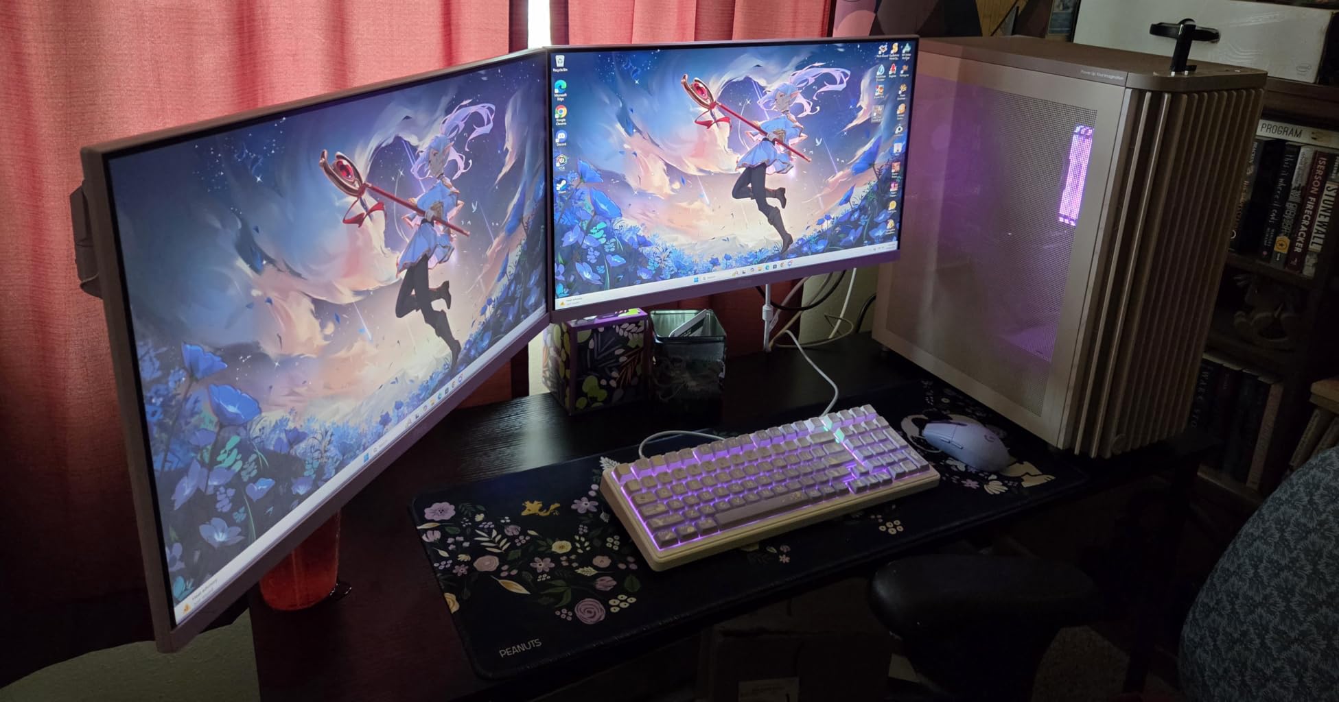 Pixio PX249 Wave Blue 24 inch 240Hz Refresh Rate FHD 1080p Resolution Fast IPS Panel 1ms GTG Response Time Built-in Speakers Gaming Monitor with Adaptive Sync customer photo 2