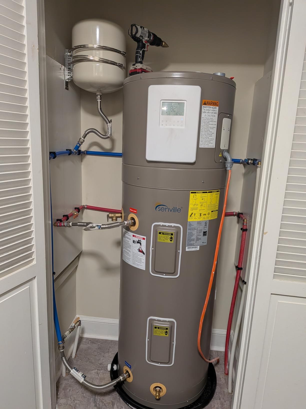 Senville Hybrid Heat Pump Electric Water Heater, Energy Star, 50 Gallon customer photo 1