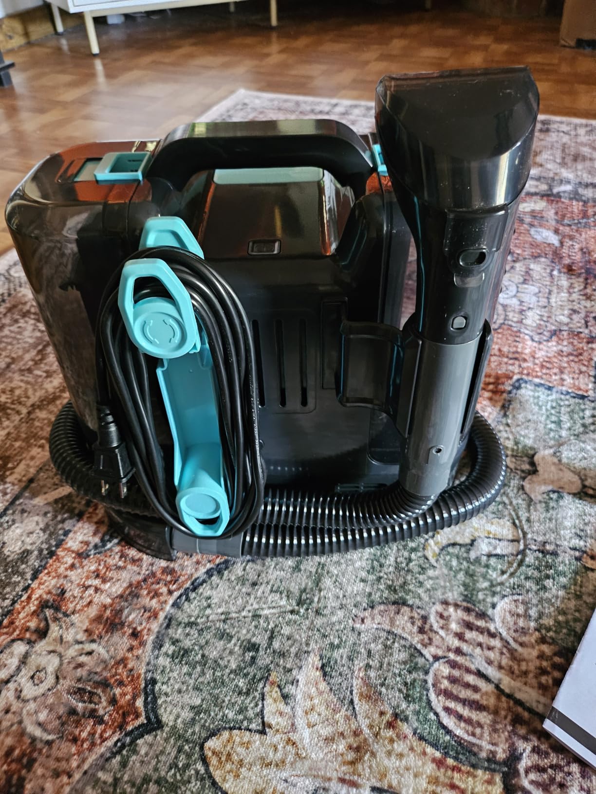 Carpet Cleaner Machine Upholstery - 450W Shampooer Couch Cleaning Portable Vacuum Rug Sofa Car Seat Fabric Mattress customer photo 1