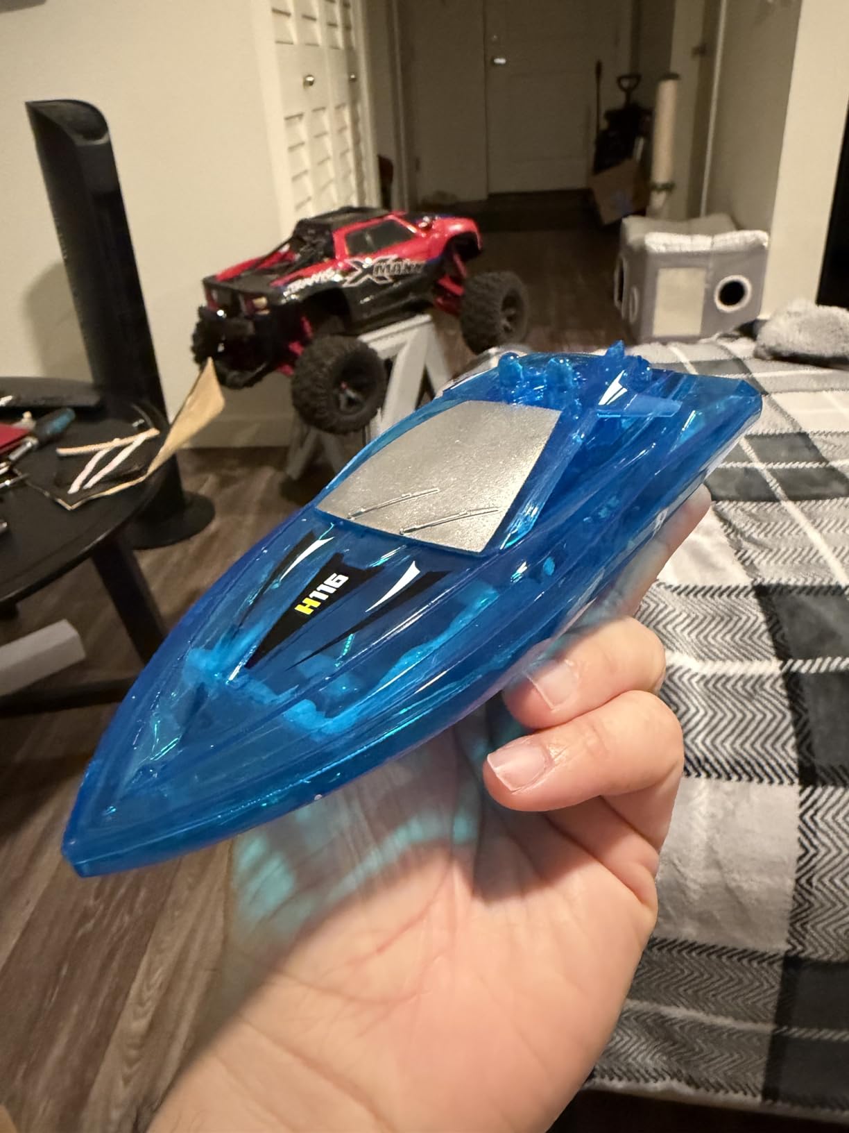 RC Boat Kids Remote Control Boats for Pool Water Toys for Lakes Bathtub Toy customer photo 2