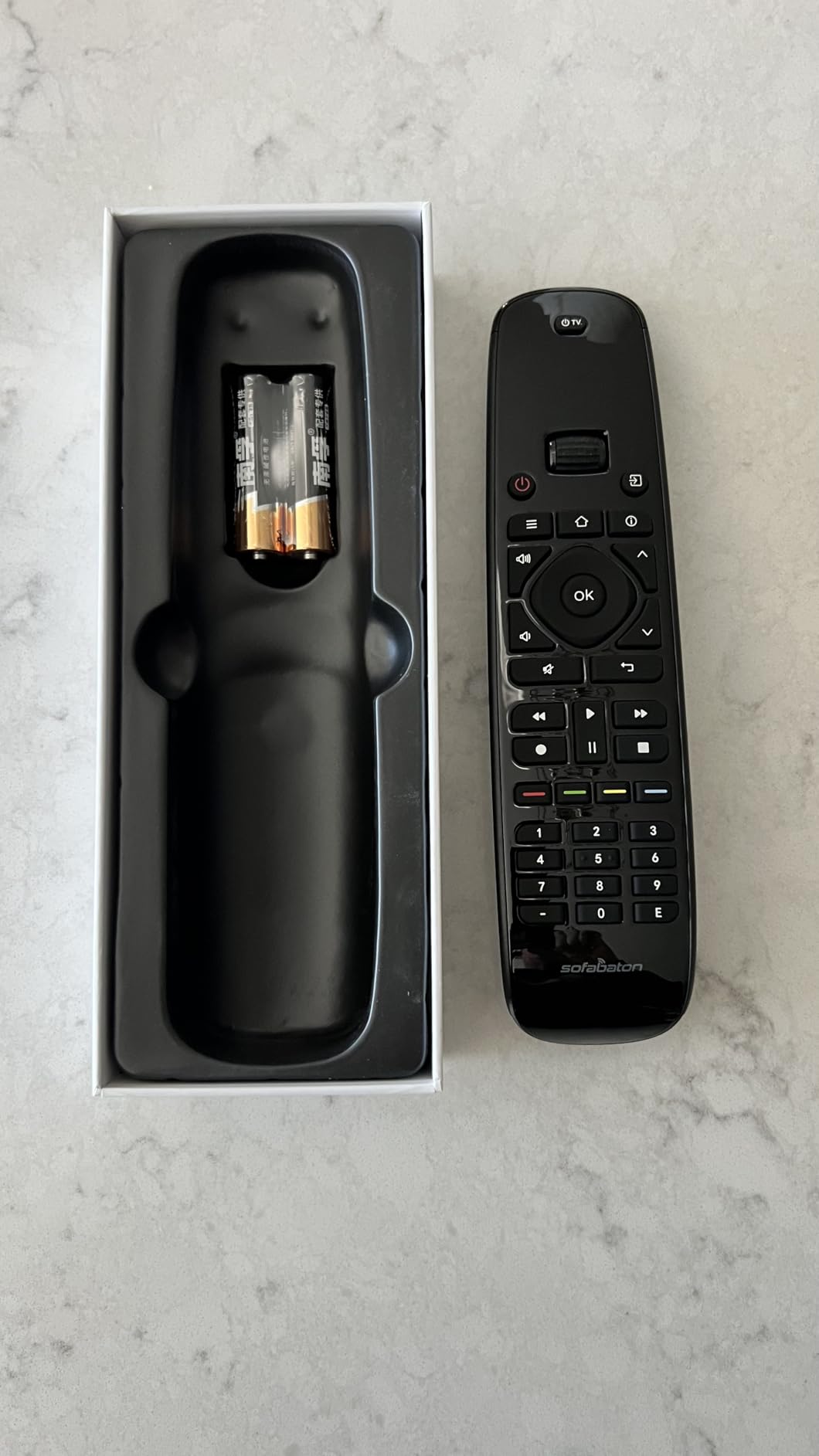 SofaBaton U3 Universal Remote Control,Scroll Wheel, Air Mouse,Bluetooth Multipoint,Smart Remote All in One with Customize Button, Works with IR/Bluetooth/RF Devices,Voice Control with Google Assistant customer photo 1