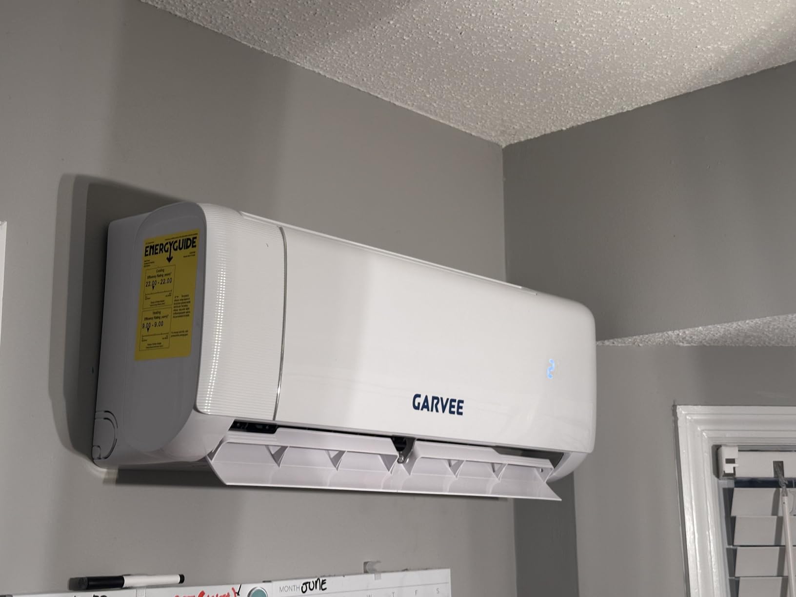 Garvee 9,000 BTU Mini Split Air Conditioner with Heat Pump, 18.5 SEER, Cools Up to 750 Sq. Ft, Energy Efficient Inverter AC with Installation Kit & Remote, Ductless AC Unit with Pre-Charged Condenser customer photo 1