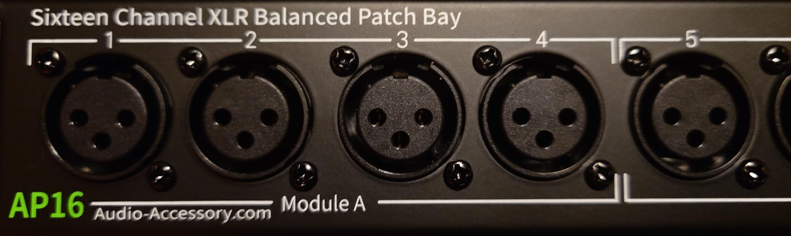 AA AUDIO ACCESSORY AP16 XLR Patchbay, 16-Channel XLR Balanced Patch Panel customer photo 1