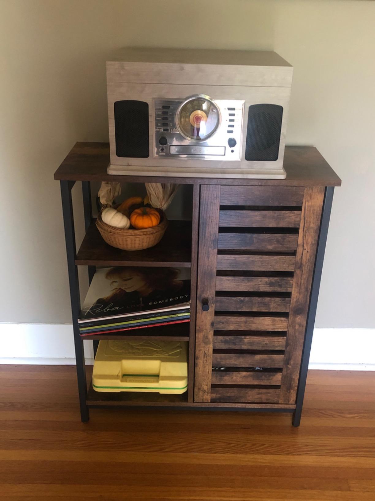 VASAGLE Buffet Cabinet, Sideboard, 3 Doors, 42.1 x 15.8 x 31.8 Inches customer photo 2
