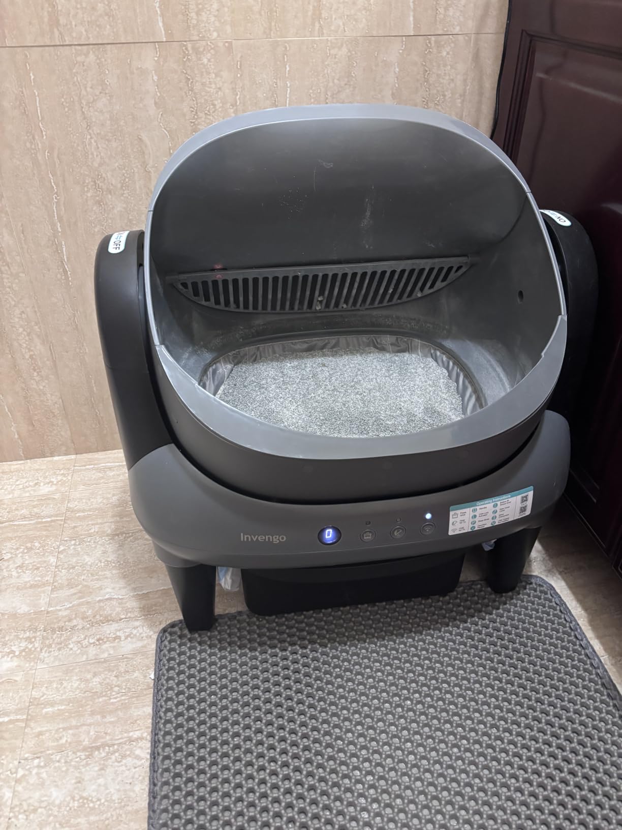 Invengo Automatic Self-Cleaning Cat Litter Box, Open Top Design with Safety Sensors customer photo 1