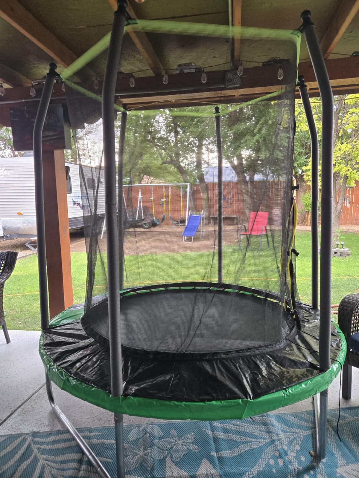 AOTOB 12 FT/14 FT Rectangle Trampoline with Net | Perfect Outdoor Rectangular Trampolines for Kids - Gymnastics Style Tranpoline with Enclosure & Ladder , Max Load 440 lbs customer photo 2
