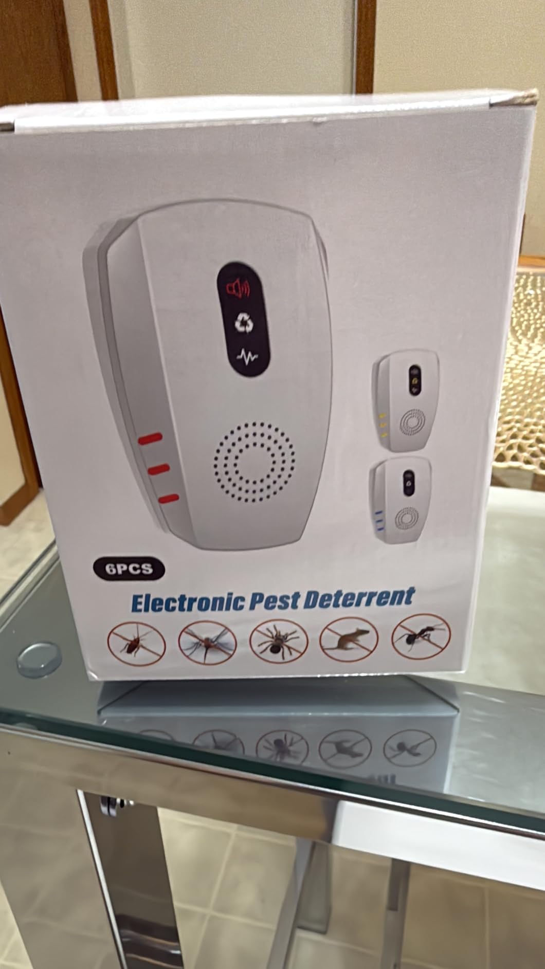 2026 Upgraded Ultrasonic Indoor Pest Repeller, 3-Mode Mouse Traps, 6 Pack customer photo 2
