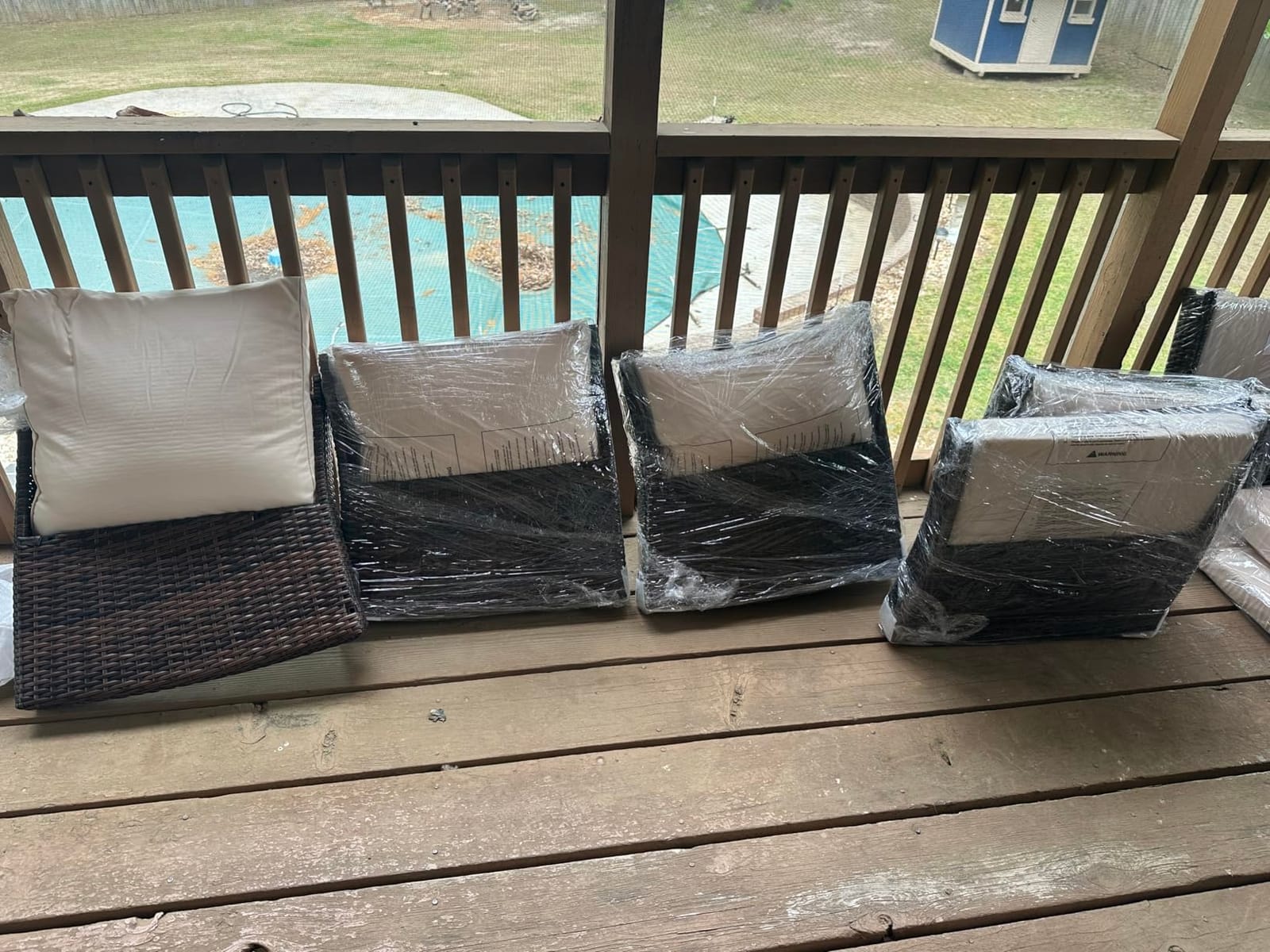 Wisteria Lane Patio Furniture Set, Wicker Outdoor Furniture for All Weather customer photo 1