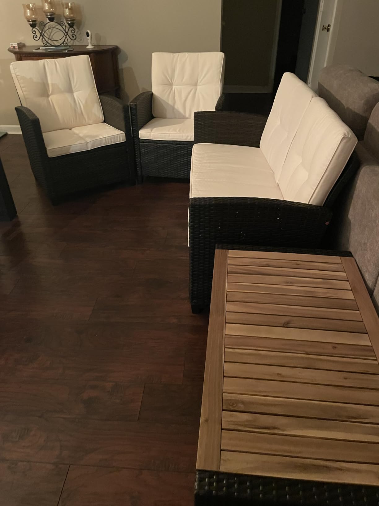 Wisteria Lane Patio Furniture Set, Wicker Outdoor Furniture for All Weather customer photo 2