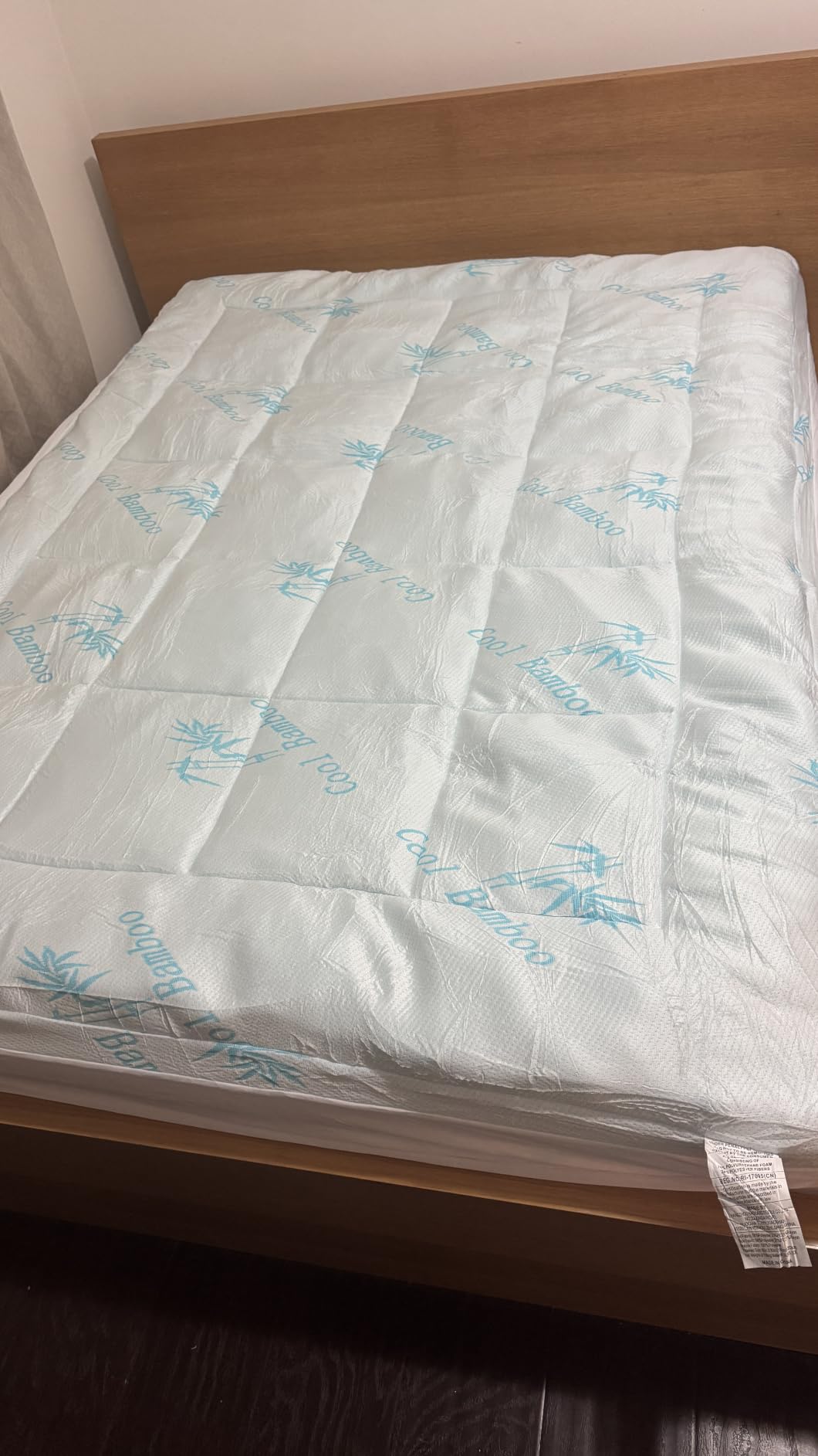 DOWNCOOL 100% Waterproof Queen Mattress Topper, Viscose Derived from Bamboo customer photo 1