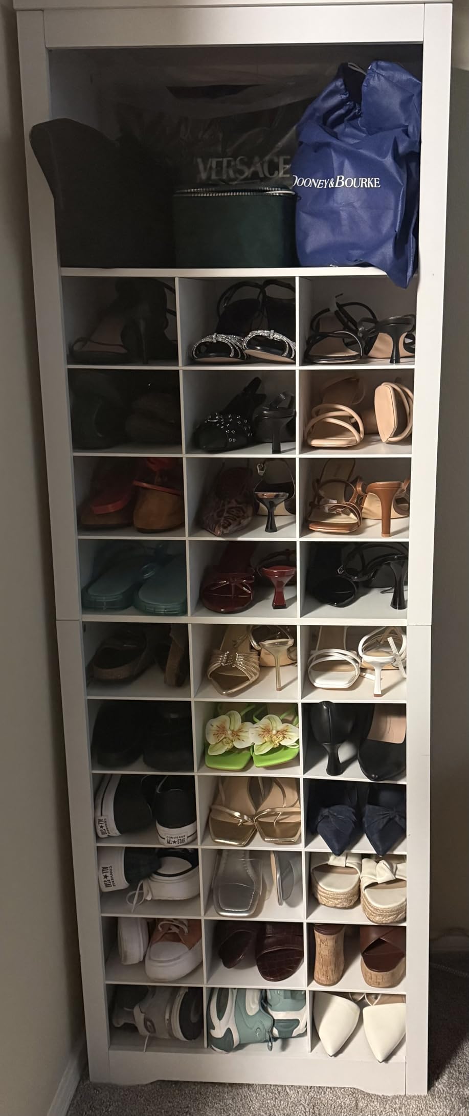 VASAGLE Tall Shoe Storage Cabinet, 10‑Tier, Holds Up to 50 Pairs of Shoes customer photo 2