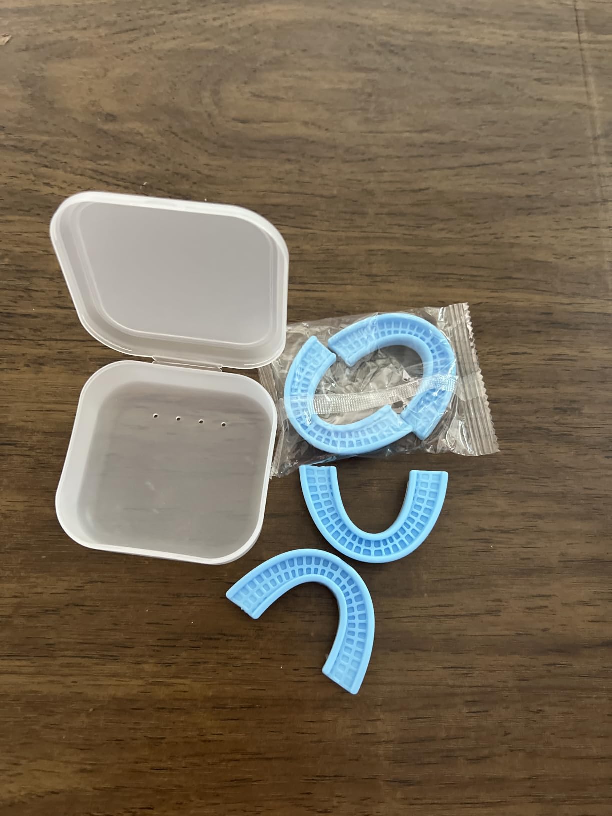 Anti Snore Mouthpiece - FDA-Registered Snoring Aid - Food-Grade Silicone - Boil & Bite Custom Fit Snoring Relief - Reusable with Storage Case - Helps Reduce Snoring for Quieter Nights (Blue) customer photo 2